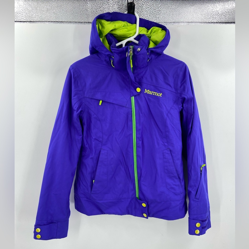 Marmot Women’s Sublette Winter‎ ski jacket size XS Blue Green